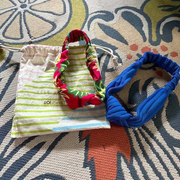 NWT Lele Sadoughi x Solid & Striped Headbands